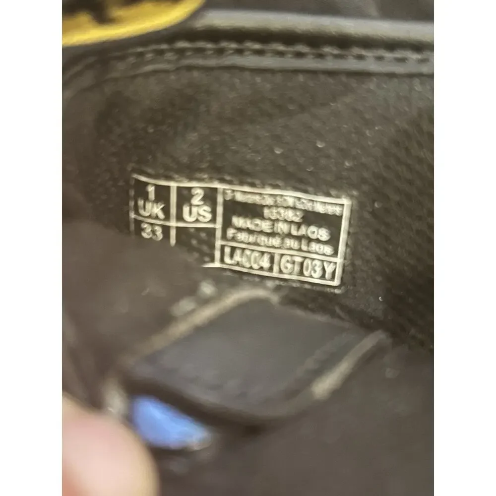 Dr. Martens Children's Size 2 Black Boots